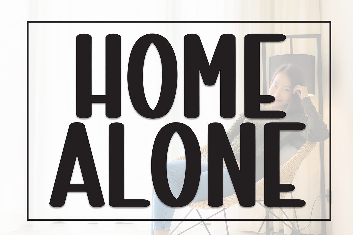 Home Alone | Script Font, a Script Font by Scratchones (Photo 1 of 8)