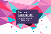 Abstract polygon background, an Illustration by sollia (Thumbnail 1 of 5)