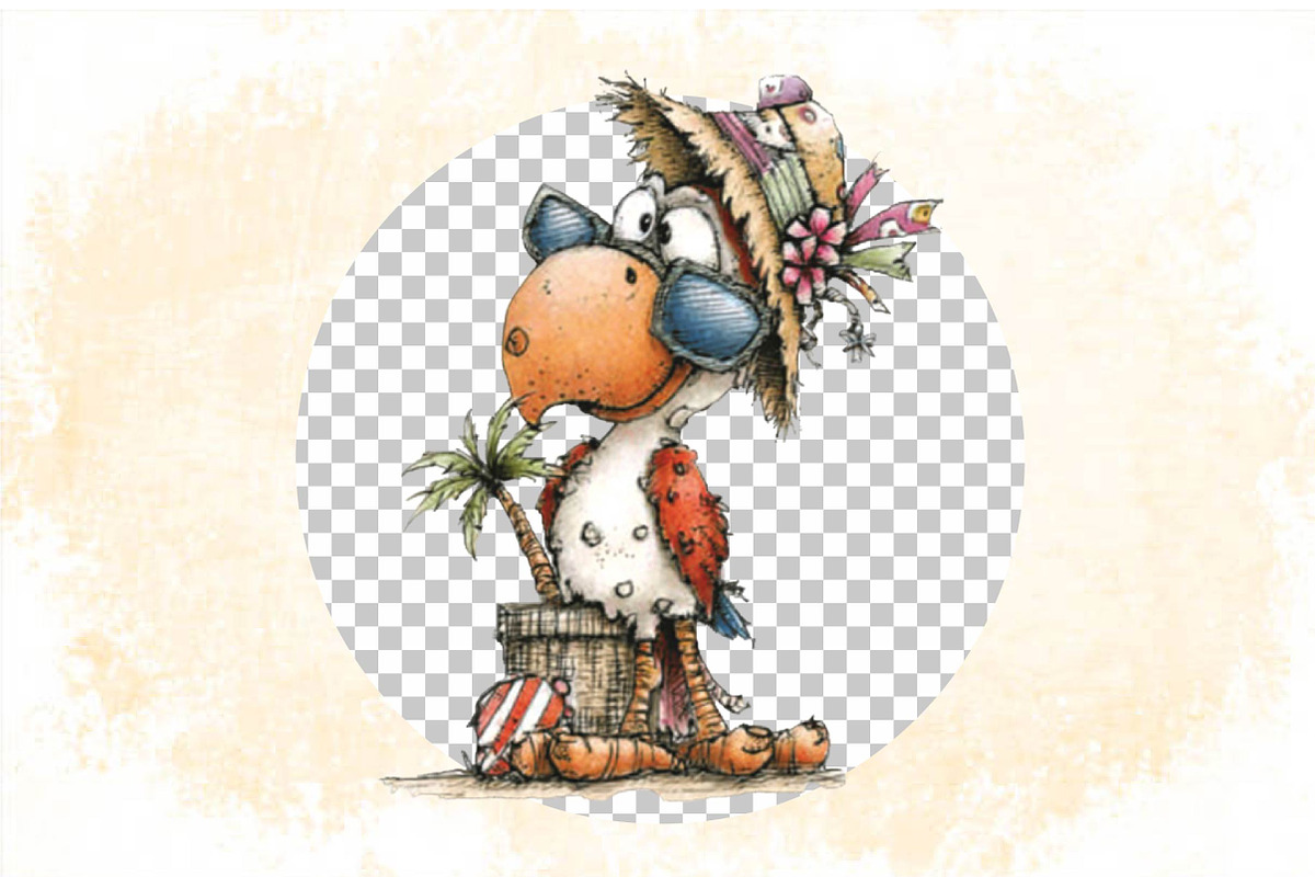 Beach Farm Animals PNG Clipart Set, an Illustration by SVGArt (Photo 6 of 9)