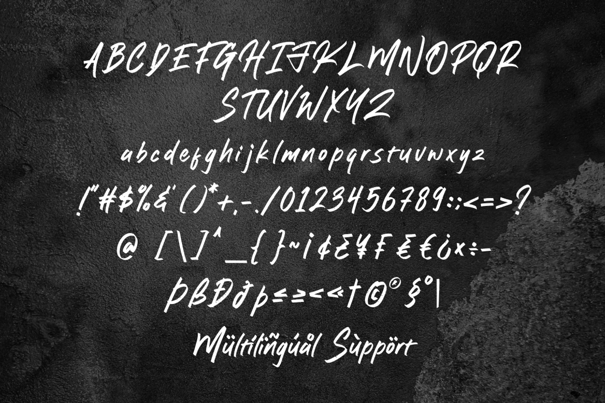Misty Nights - Brush Font, a Handwritten Font by Sronstudio (Photo 10 of 10)