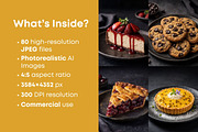 80 Dessert Food Photography Bundle, a Food & Drink Photo by Selenique Studio (Thumbnail 2 of 9)