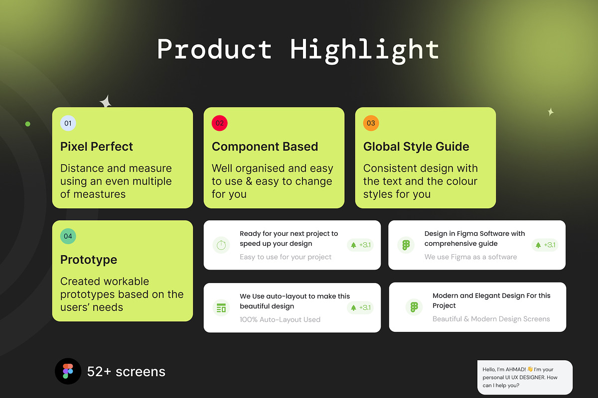 Ai chat pro | AI Chatbot UI Kit, an UI Kit Template by Muhammad_Ahmad (Photo 2 of 6)