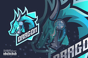 Dragon Mascot Esport Logo, a Branding & Logo Template by prps.std (Thumbnail 1 of 2)