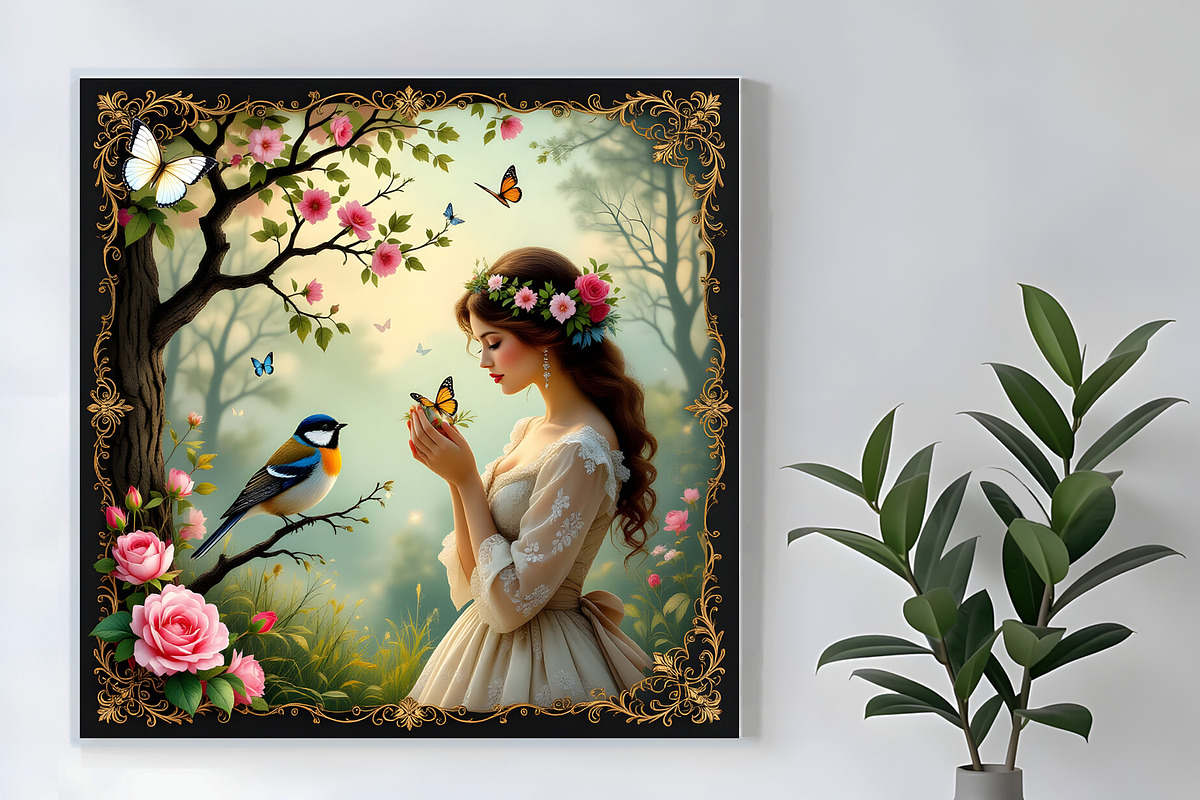 Romantic Collage, a Person Illustration by Sharon Schwalbe (Photo 3 of 4)