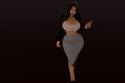 High Form Elegant Female Character, a Characters & Person 3D Model by Temer (Thumbnail 1 of 8)