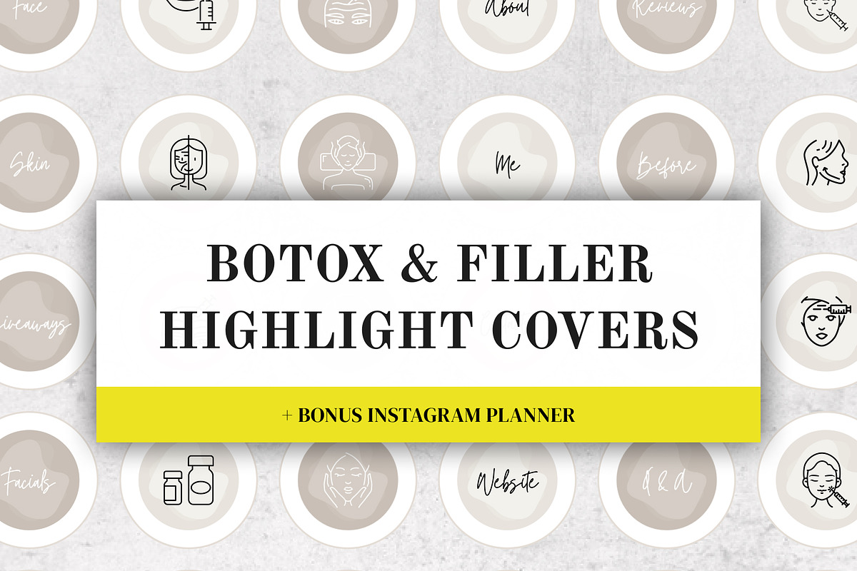 Instagram Highlight Story Covers, a Social Media Template by VeliusCreativeStudio (Photo 1 of 6)
