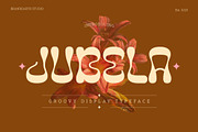 Jubela – Groovy Psychedelic Font, a Sans Serif Font by Brand Earth (Thumbnail 1 of 7)