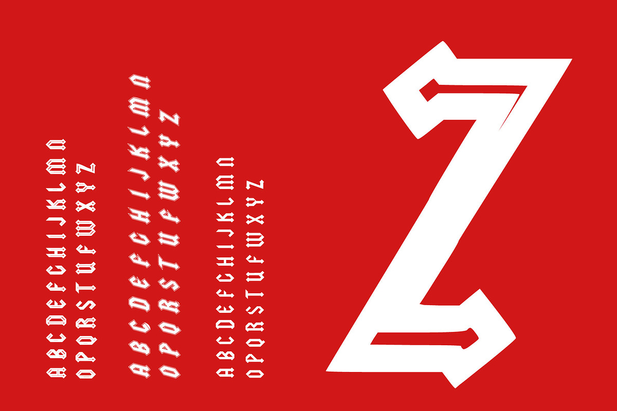 Stakkato Blackletter Font, a Blackletter Font by cromatixclassroom (Photo 4 of 4)