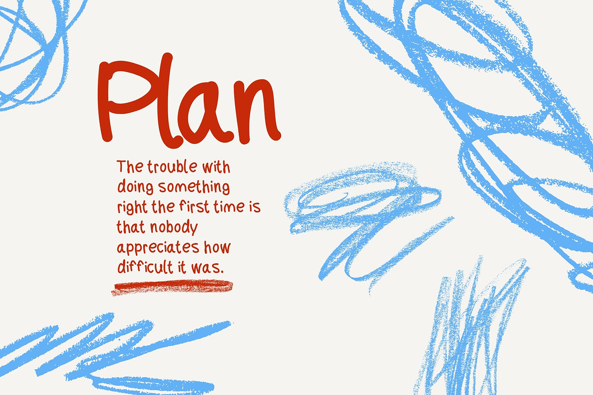 Messy Font Bundle - 30 Human Fonts, a Handwritten Font by HipFonts (Photo 7 of 12)