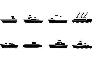 Various types of ships represented, a Transportation Illustration by ZinetroN