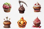 Halloween Cupcake PNG, an Illustration by CrexoraLab (Thumbnail 5 of 5)