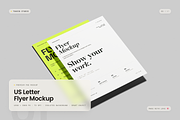 US Letter Flyer Mockup, an Advertising Mockup by Toasin Studio (Thumbnail 1 of 7)