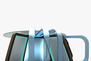 TV Studio News Desk 7, a Furniture 3D Model by akerStudio (Thumbnail 6 of 10)