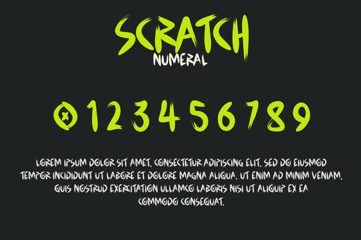 Scratch - A Modern Handbrush Font, a Handwritten Font by Marvadesign (Photo 7 of 7)