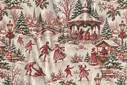 Winter Skating Festival Toile Design, a Pattern Graphic by Olya Creative (Thumbnail 10 of 10)
