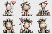 Cute Valentine's Day Unicorn Sublima, an Illustration by DreamCafeArt (Thumbnail 4 of 6)