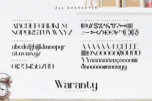 Waranty-Elegant Serif Font