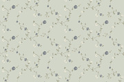 Trailing Watercolor Floral Teal, a Pattern Graphic by Mieken Petra Designs (Thumbnail 4 of 4)