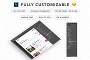 Beauty Salons and Spa App UI Kit, a Templates & Theme by App Innovation (Thumbnail 3 of 6)