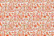 Seamless Pattern in Russian Style, a Pattern Graphic by JulyPluto (Thumbnail 2 of 2)