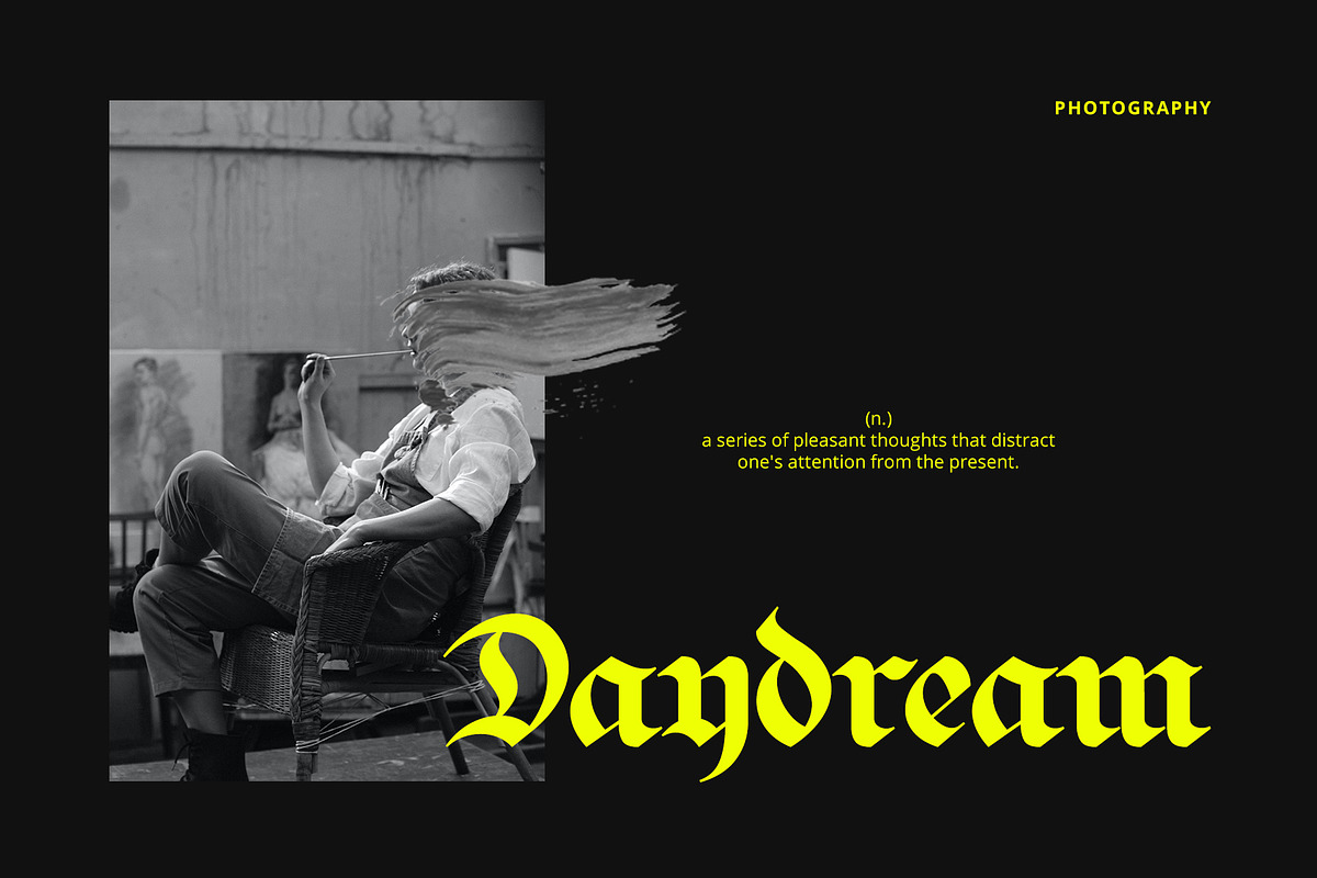 ED Bielefeld Next, a Blackletter Font by Emyself Design (Photo 11 of 12)