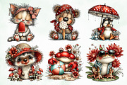 Whimsical Summer Animal Clipart, an Animal Illustration by Creative Art (Thumbnail 3 of 8)