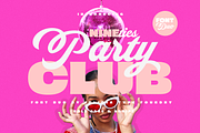 Nineties Party Club | Retro Font Duo, a Script Font by Jolicia Type (Thumbnail 1 of 16)