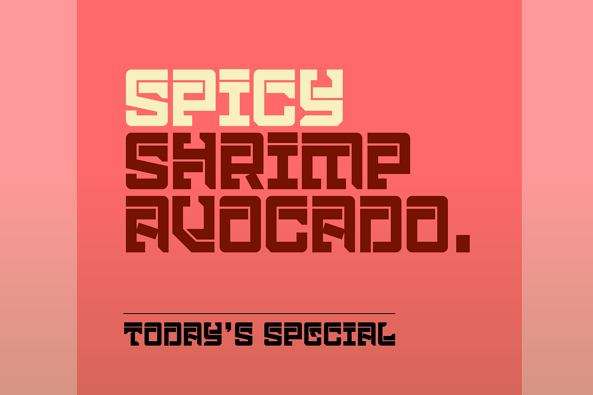 Minotaur Display Font (2 fonts), a Font by SelfBuild Type (Photo 5 of 6)