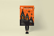 Halloween Poster + Social Media, a Social Media Template by Juru Rancang Graphic (Thumbnail 3 of 3)