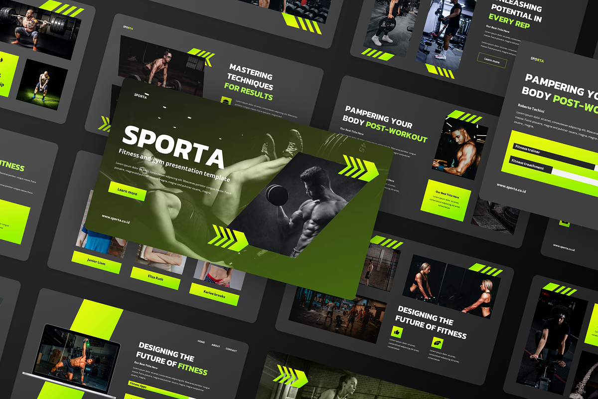 Sporta - Fitness & Gym Keynote, a Presentation Template by Annora Studio (Photo 5 of 5)