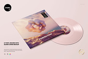 Vinyl Record with Album Cover Mockup, a Packaging Mockup by creatsy5 (Thumbnail 1 of 7)