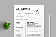 CV Template Design, a Resume Template by MightyDesign (Thumbnail 4 of 8)