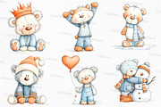 Whimsical  Cute Teddy Bear, an Illustration by Craft Nest (Thumbnail 3 of 6)