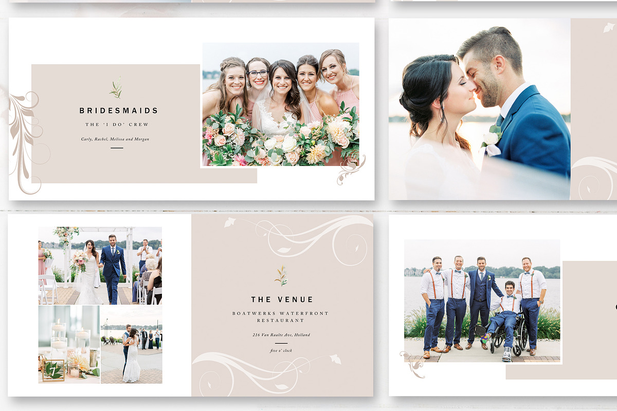 Wedding Photo Album Template, a Magazine Template by By Stephanie Design (Photo 4 of 8)