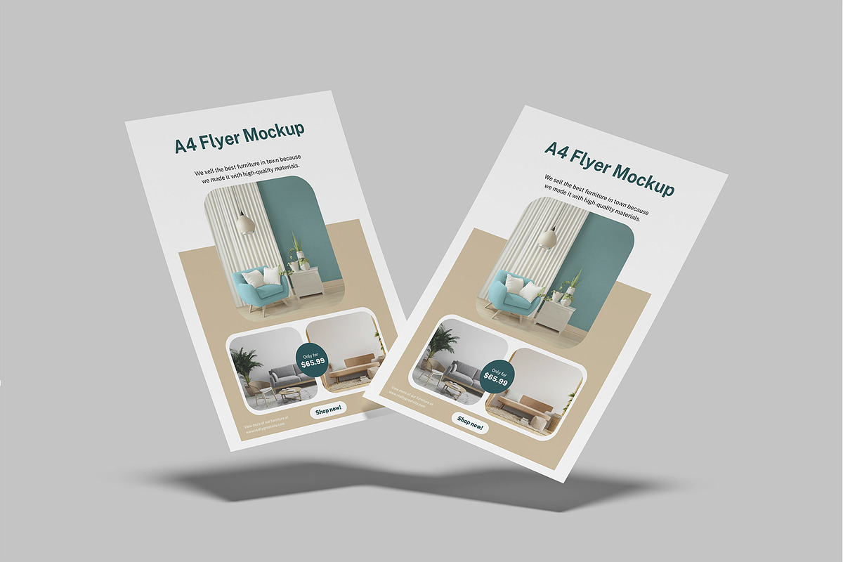 A4 Flyer Mockup, a Flyer Template by rizalamora (Photo 9 of 11)