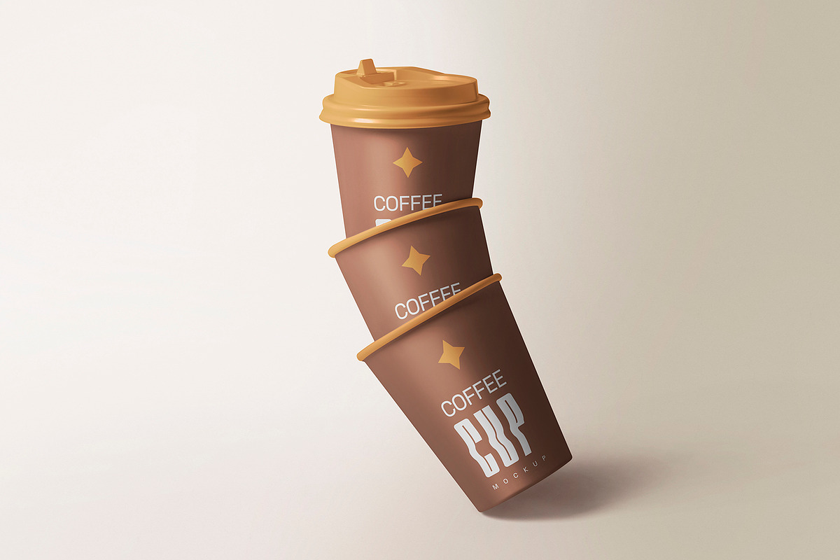 Paper Cup Mockup, a Product Mockup by MockupCraft (Photo 7 of 7)