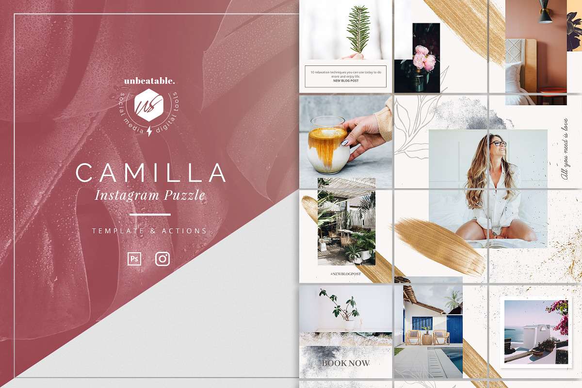 Camilla Instagram Puzzle Template, a Social Media Template by The Iconic (Photo 1 of 8)