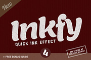Inkfy 4 - Quick Ink Effect (SALE), a Layer Style Add-On by Design Bits (Thumbnail 1 of 5)