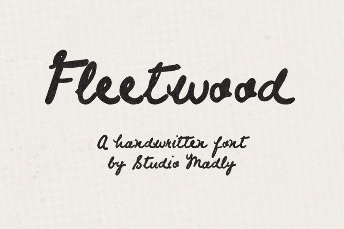 Fleetwood - A Handwritten Font, a Handwritten Font by Studio Madly (Photo 5 of 9)