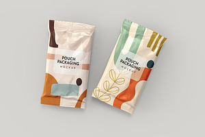 Pouch Packaging Mockup - 8 Views