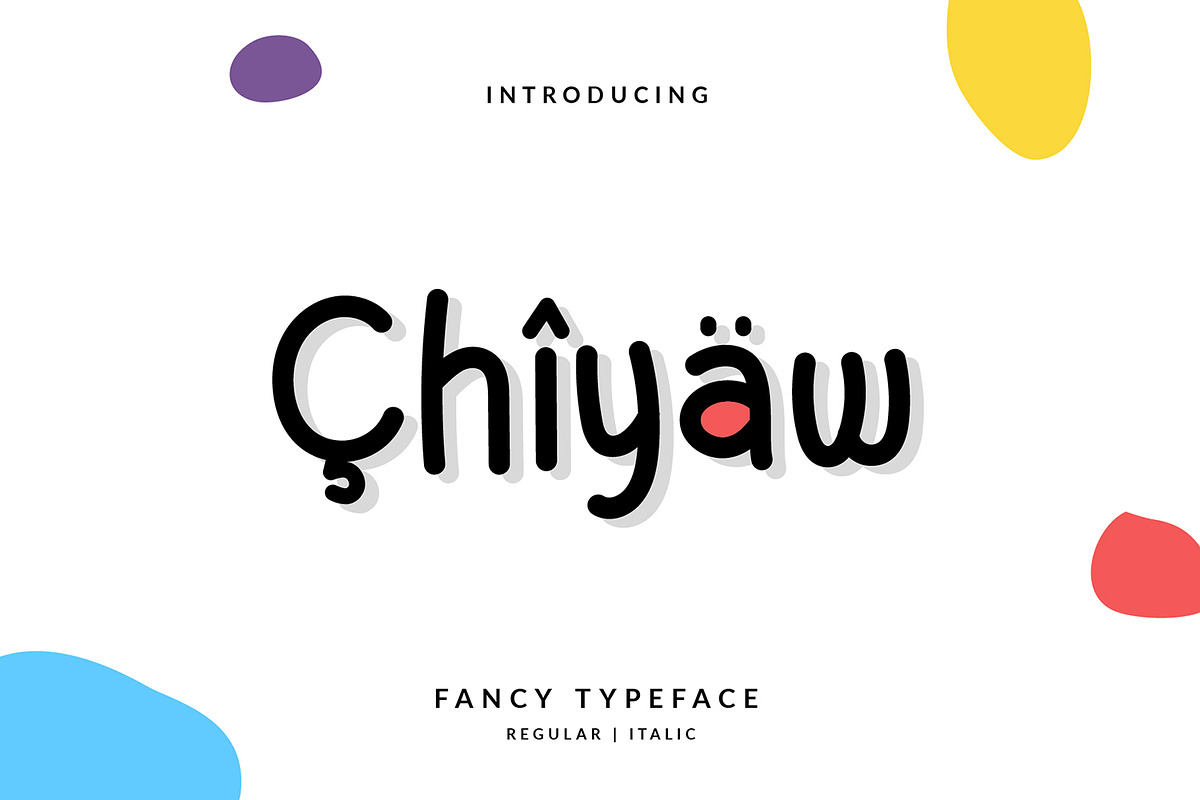 Chiyaw Cheerful Font, a Font by Dicubit (Photo 1 of 10)