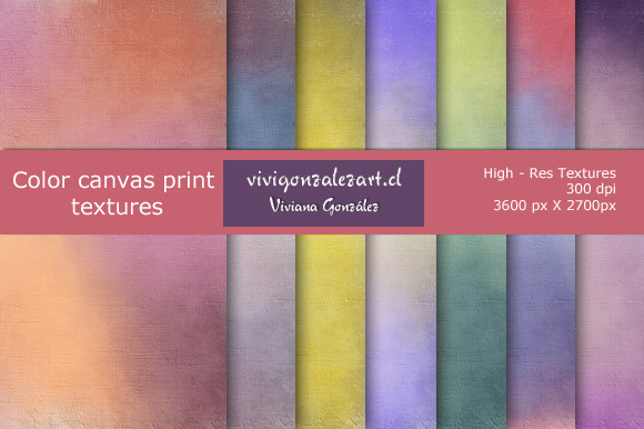 Color Canvas Textures