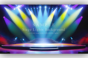 15 Stage Lights Background, a Background Graphic by NOMO DESIGN (Thumbnail 8 of 16)