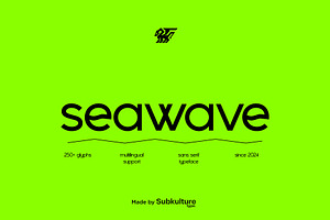 Seawave - Unique Sans Serif