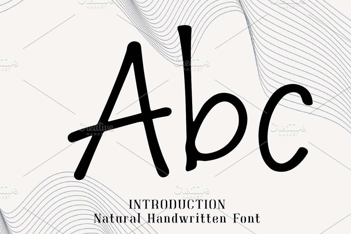Seclusion Writing, a Handwritten Font by Wow Magic (Photo 3 of 3)