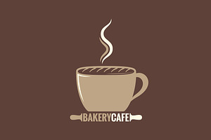 Coffee Cup Bakery Concept Background