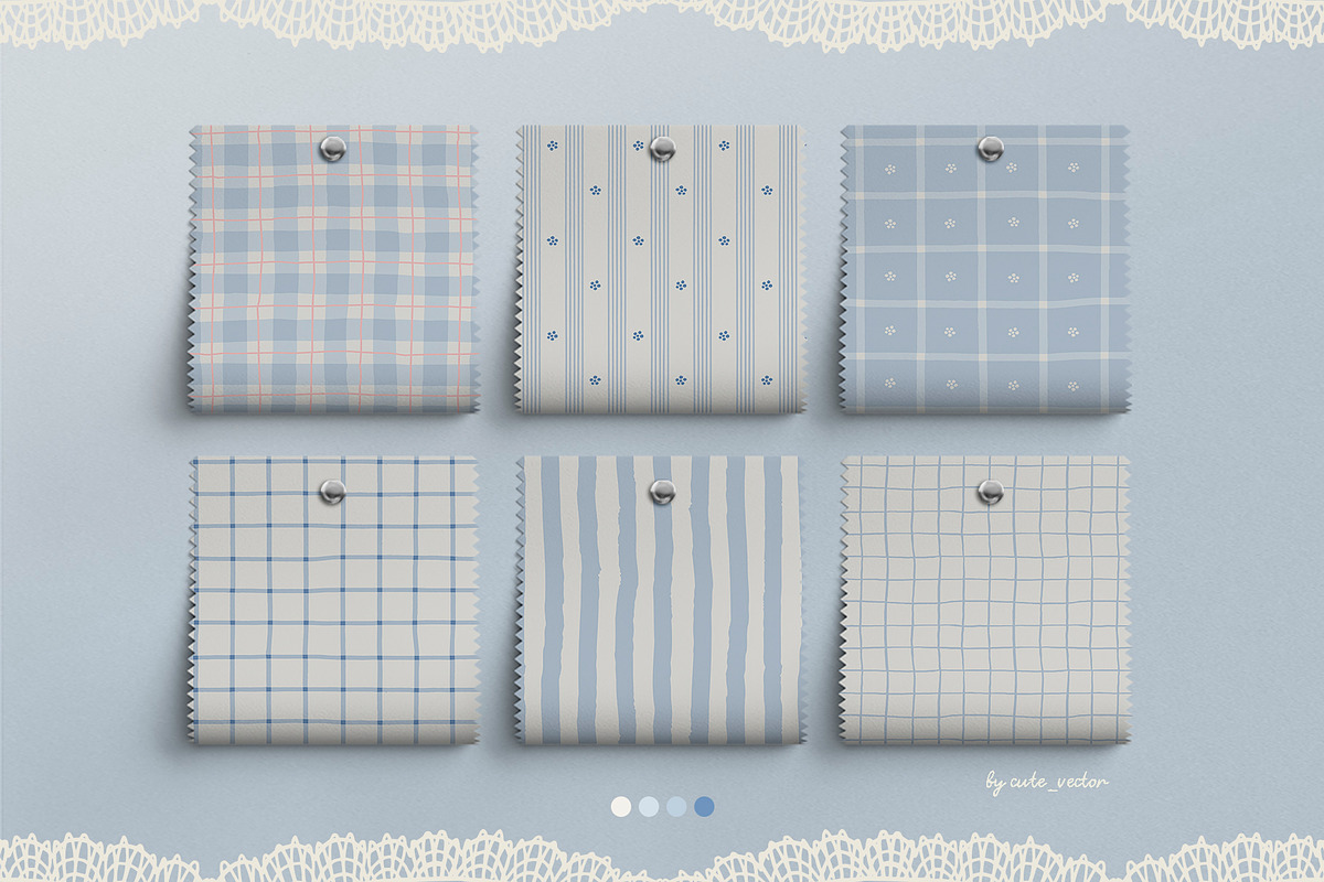 Cottage Dream seamless patterns set, a Pattern Graphic by Cute Atelier (Photo 7 of 10)