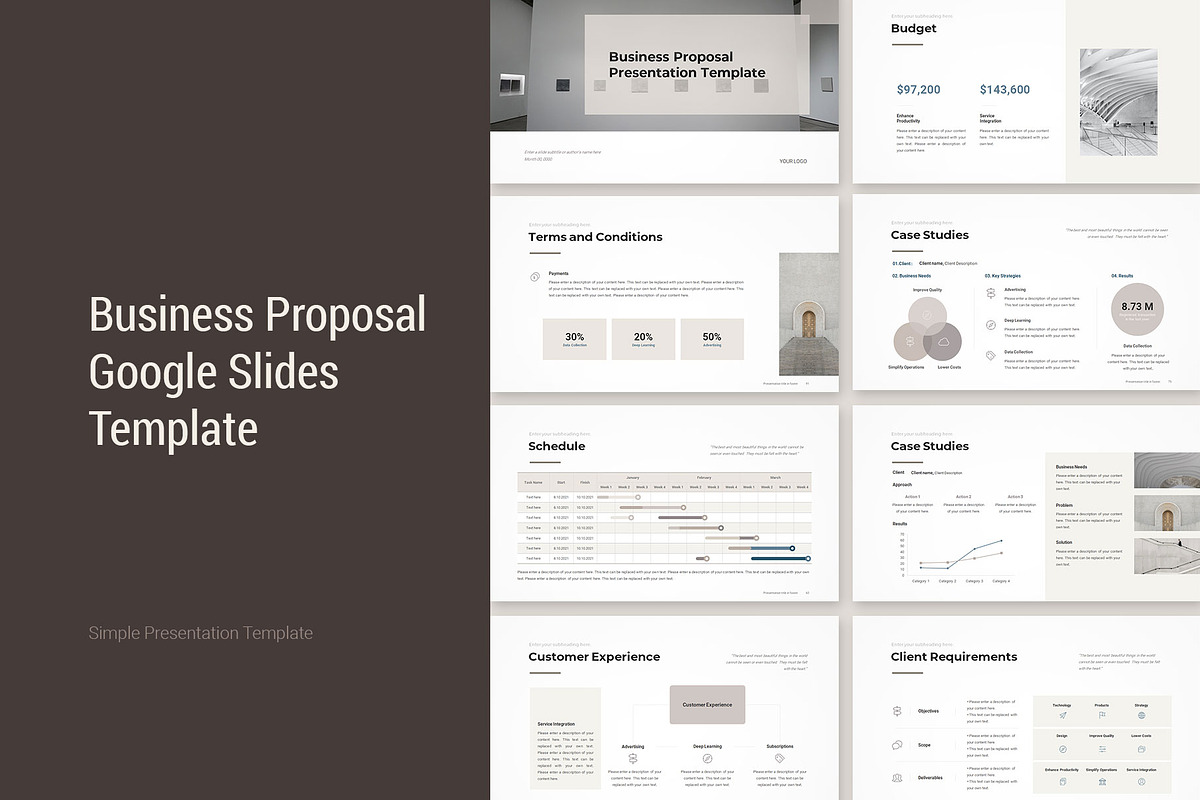 Business Proposal Google Slides, a Presentation Template by CreativityForest (Photo 1 of 16)