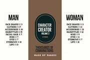 Character Creator Vol2 Photoshop, a Person Illustration by Parsec (Thumbnail 4 of 4)