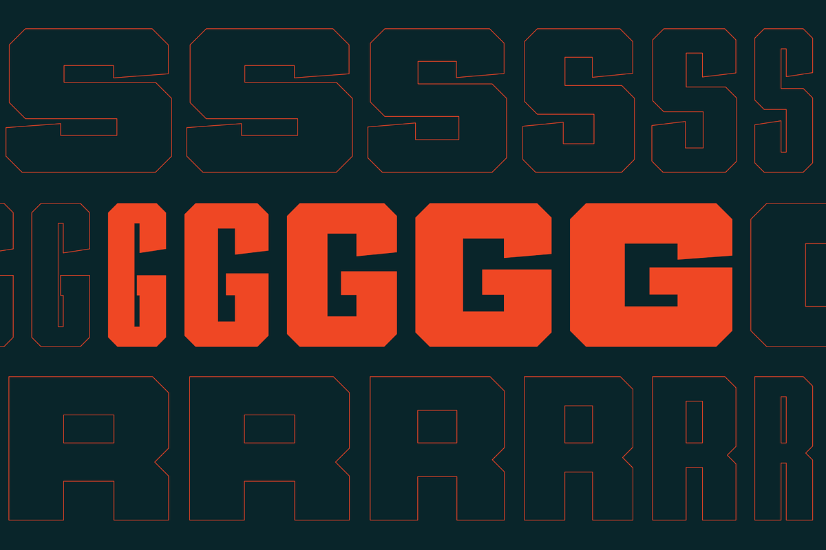 Garp Sans | Sport And Athletic Font, a Font by Andika Fez (Photo 5 of 6)